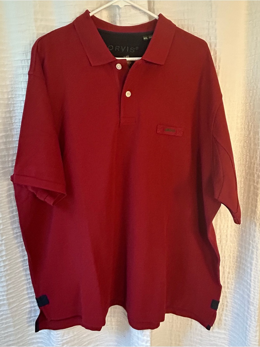 Orvis Red Short-Sleeve Polo Shirt